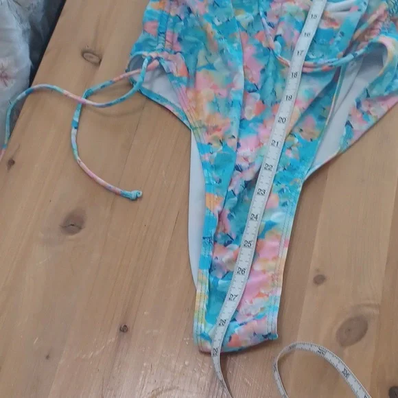 Sexy multi bright colors XL bathing suit - Picture 7 of 7